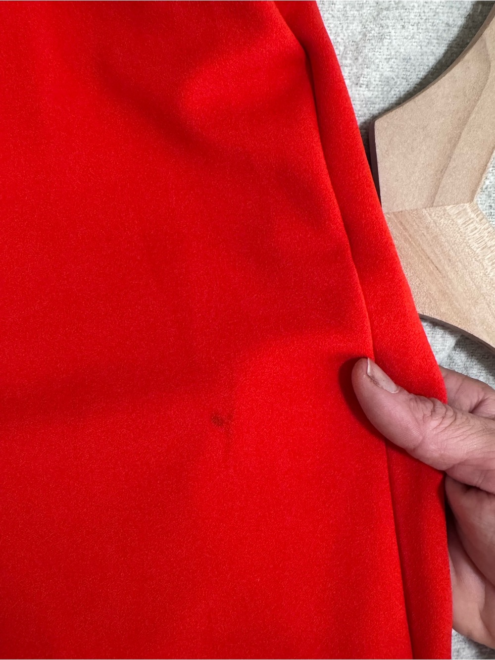 Zara Red Sleeveless Wide-Leg Jumpsuit - Picture 6 of 9